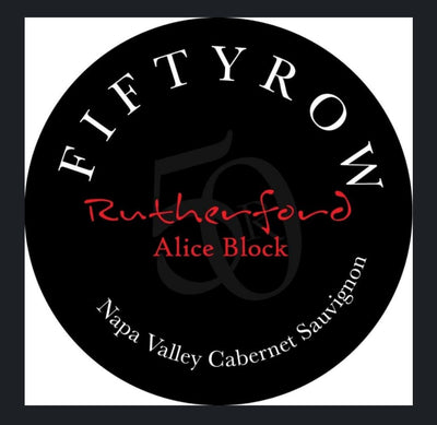 Fiftyrow Alice Block Cabernet Sauvignon Rutherford 2018 - 750ml
