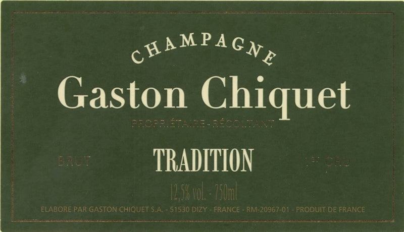 Gaston Chiquet Brut Tradition NV - 750ml