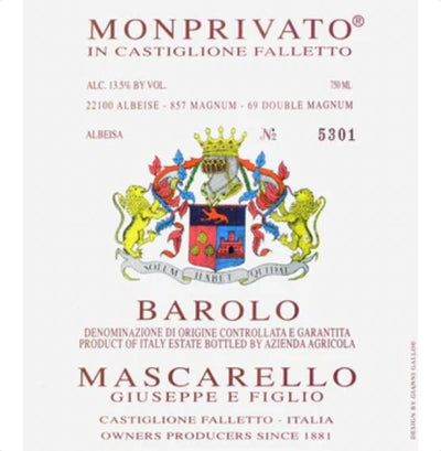 Giuseppe Mascarello & Figlio Monprivato Barolo 2018 - 750ml