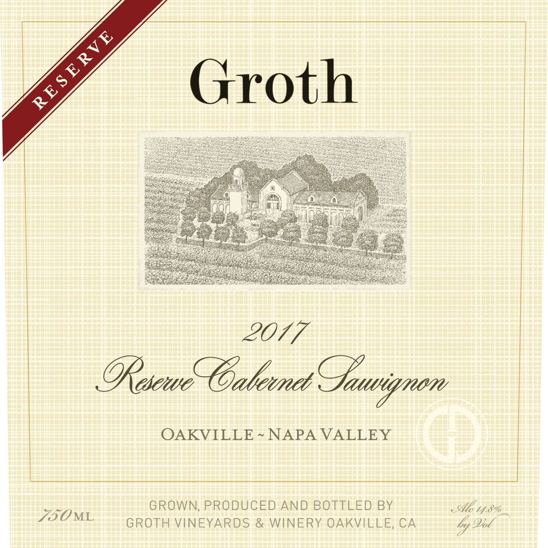 Groth Cabernet Sauvignon Reserve 2017 - 750ml