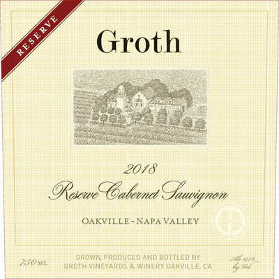 Groth Cabernet Sauvignon Reserve 2018 - 750ml