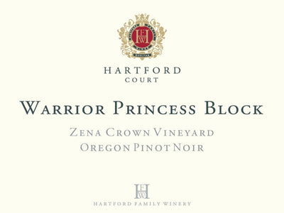 Hartford Court 'Warrior Princess Block' Zena Crown Pinot Noir 2018 - 750ml
