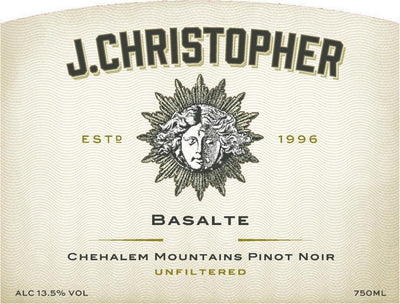 J. Christopher 'Basalte' Pinot Noir 2017 - 750ml
