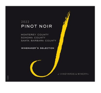J Vineyards California Pinot Noir 2022 - 750ml