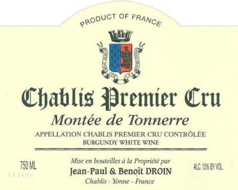 Jean-Paul & Benoit Droin 1er Cru Chablis &