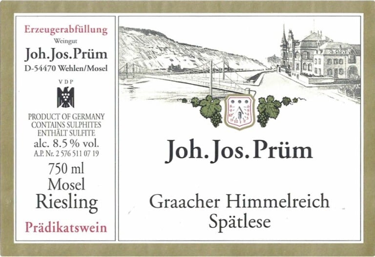 Joh. Jos. Prüm Graacher Himmelreich Riesling Spatlese 2021 - 750ml