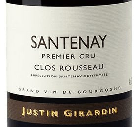 Justin Giardin Santenay 1er Cru Clos Rousseau 2018 - 750ml