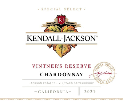 Kendall Jackson Vintner's Reserve Chardonnay 2021 - 750ml