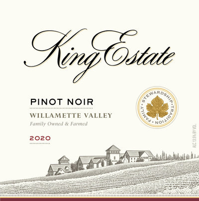 King Estate Pinot Noir 2020 - 750ml