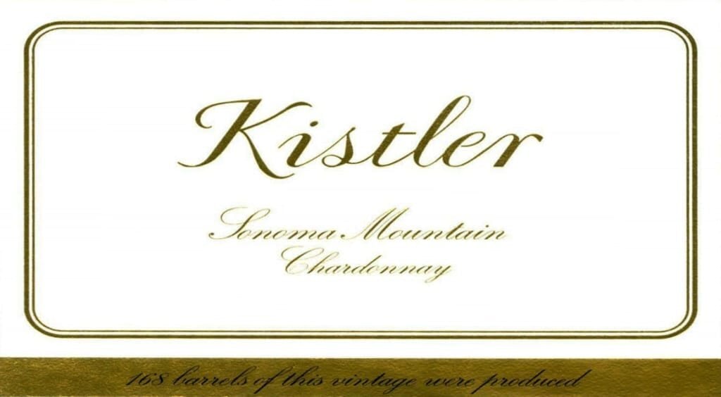 Kistler Sonoma Mountain Chardonnay 2018 - 750ml