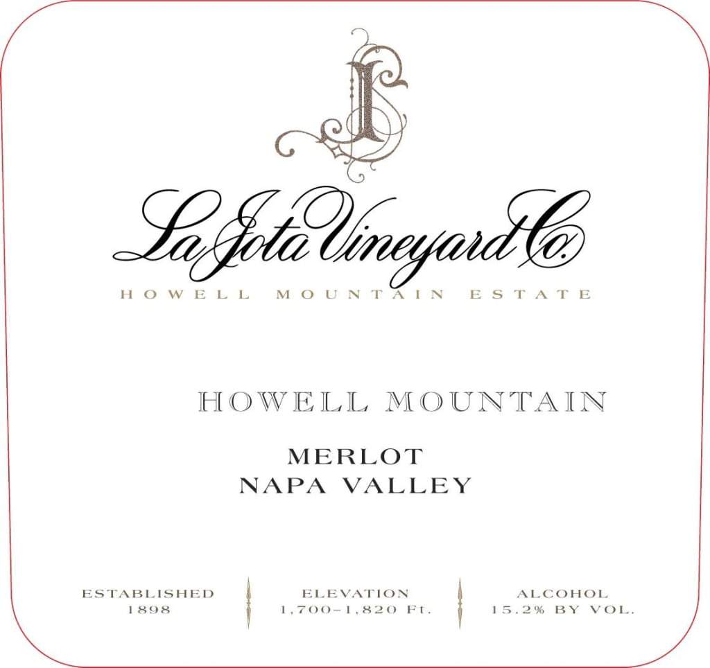 La Jota Merlot Howell Mountain 2021 - 750ml – Redneck Wine Company