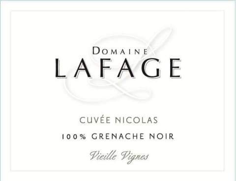Lafage Cuvee Nicolas Grenache 2018 - 750ml