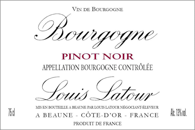 Latour Bourgogne Pinot Noir 2018 - 750ml