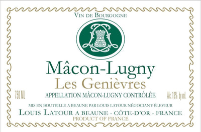 Latour Macon-Lugny Les Genievres 2020 - 750ml