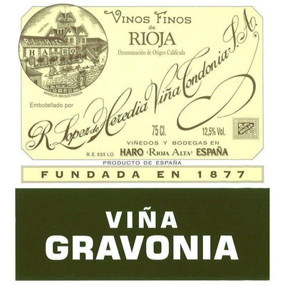 Lopez de Heredia Blanc Crianza Vina Gravonia 2011 - 750ml