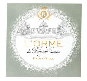 L'Orme de Rauzan-Gassies Haut Medoc 2016 - 750ml