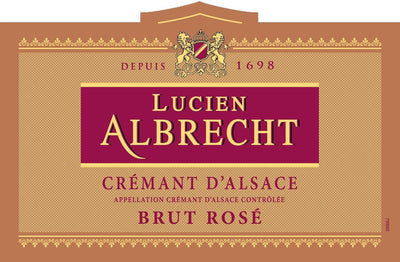 Lucien Albrecht Cremant d'Alsace Brut Rose - 750ml