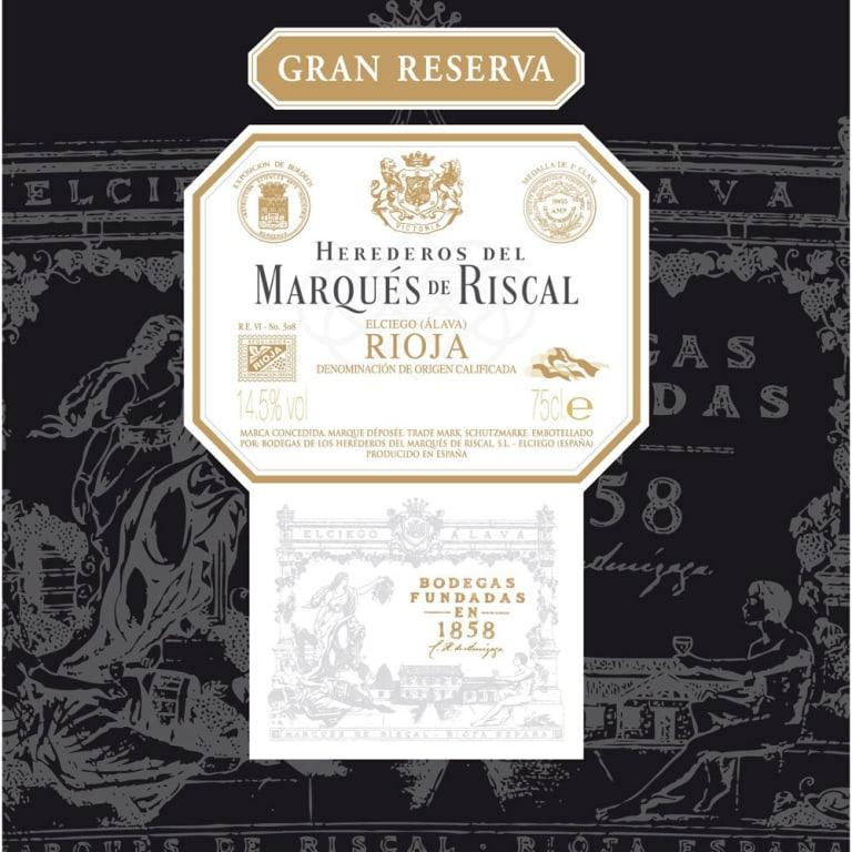Marques de Riscal Rioja Gran Reserva 2012 - 750ml