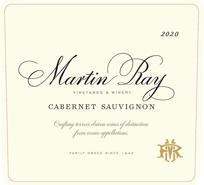 Martin Ray Sonoma/Napa Cabernet Sauvignon 2020 - 750ml