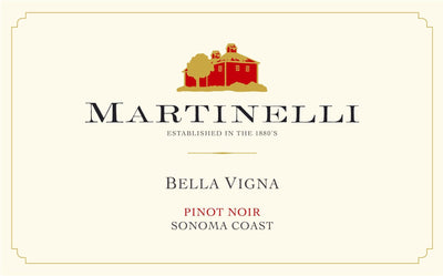 Martinelli 'Bella Vigna' Pinot Noir 2019 - 750ml
