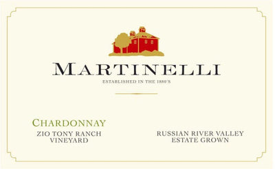 Martinelli 'Zio Tony Ranch' Chardonnay 2019 - 750ml
