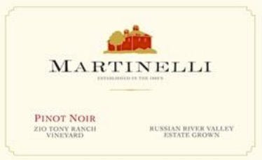 Martinelli 'Zio Tony Ranch' Pinot Noir 2021 - 750ml