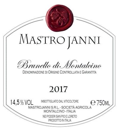 Mastrojanni Brunello di Montalcino 2017 - 375ml