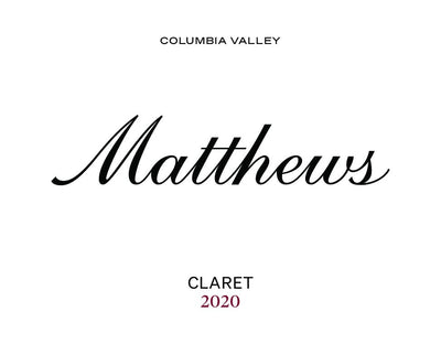 Matthews Claret Columbia Valley 2020 - 750ml