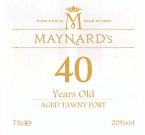 Maynard's Aged Tawny Porto 40 Years - 750ml – Redneck Wine Company