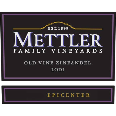 Mettler Epicenter Old Vine Zinfandel 2018 - 750ml