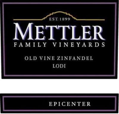 Mettler Epicenter Old Vine Zinfandel 2019 - 750ml