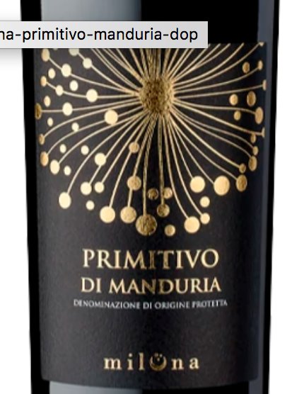 Miluna Primitivo di Manduria 2019 - 750ml – Redneck Wine Company