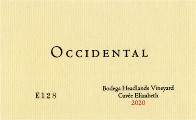 Occidental Bodega Headlands 'Cuvee Elizabeth' Pinot Noir 2020 - 750ml