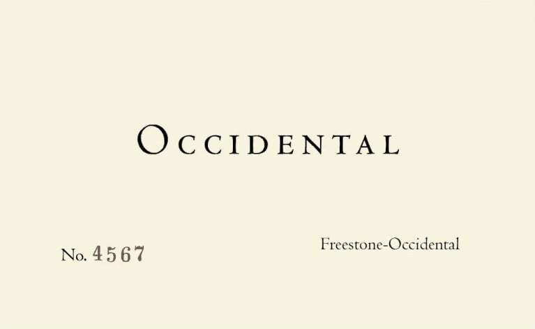 Occidental Pinot Noir Freestone 2016 - 750ml