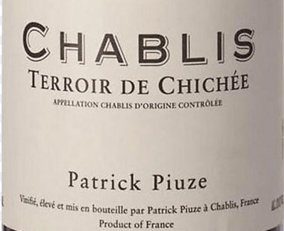 Patrick Piuze "Terroir de Chichee" Chablis 2021 - 750ml