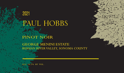 Paul Hobbs George Menini Estate Pinot Noir 2021 - 750ml