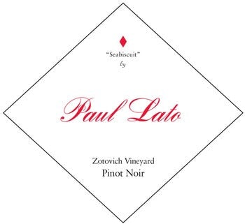 Paul Lato 'Seabiscuit' Pinot Noir 2020 - 750ml