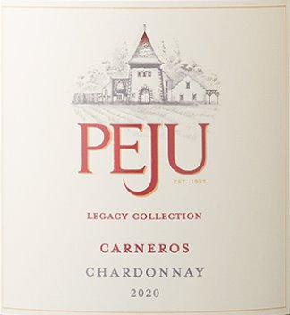 Peju "Legacy Collection" Chardonnay Carneros 2020 - 750ml