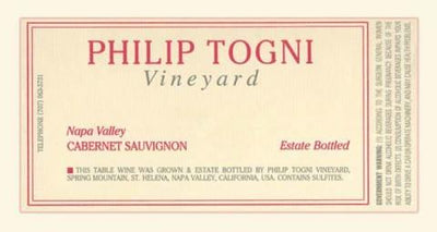 Philip Togni Cabernet Sauvignon 2017 - 750ml