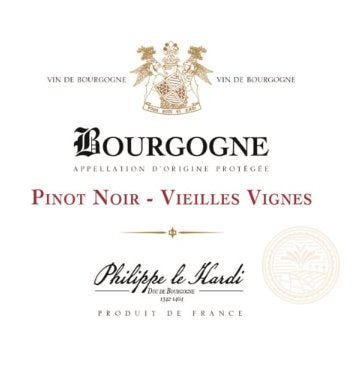 Philippe le Hardi Bourgogne Pinot Noir Vieilles Vignes 2021 - 750ml