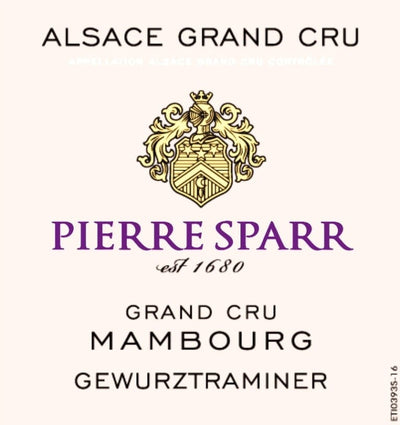 Pierre Sparr 'Mambourg' Gewurztraminer Grand Cru 2018 - 750ml