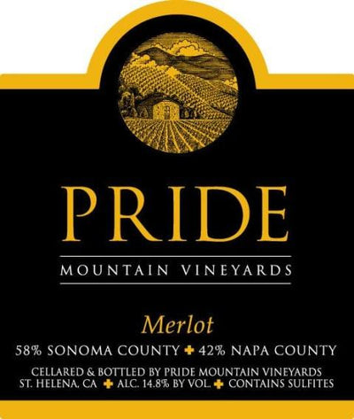 Pride Mountain Merlot 2018 - 750ml