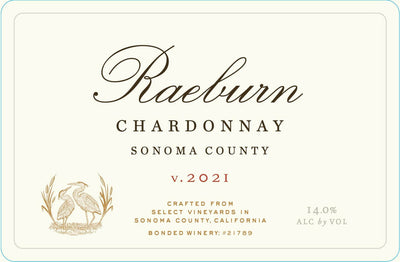 Raeburn Chardonnay 2021 - 750ml