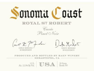 RAEN Royal St. Robert Cuvee Pinot Noir 2019 - 750ml