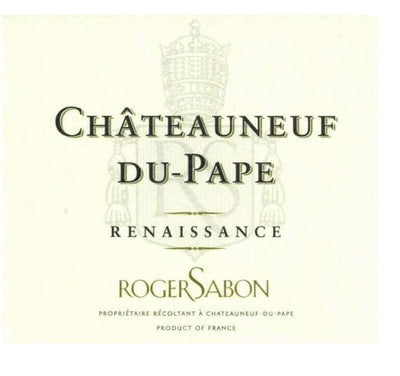 Roger Sabon Chateauneuf du Pape Blanc Rennaissance 2021 - 750ml