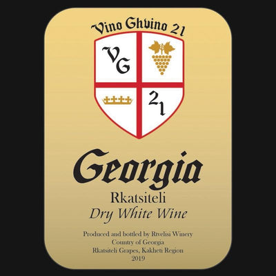 Rtvelisi 'Georgia' Rkatsiteli Dry White 2019 - 750ml