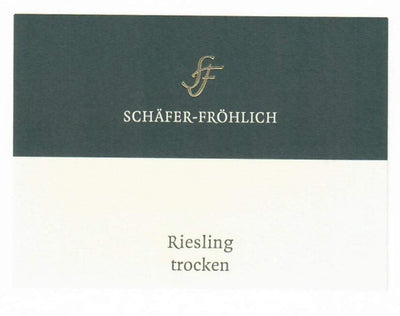 Schafer Frohlich Estate Dry Riesling 2020 - 750ml