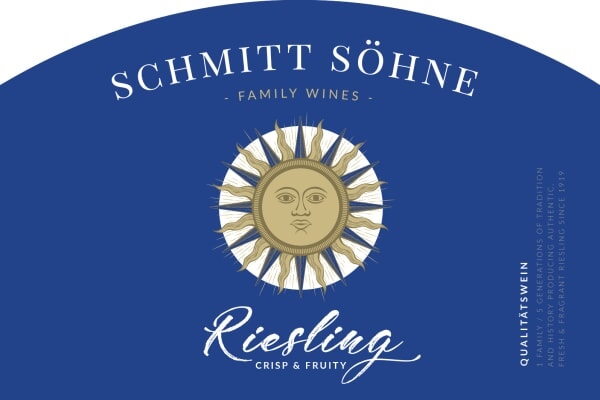 Schmitt Sohne Rheinhessen Riesling QbA 2021 - 1.0l