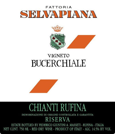 Selvapiana Chianti Rufina Riserva Bucerchiale 2016 - 750ml