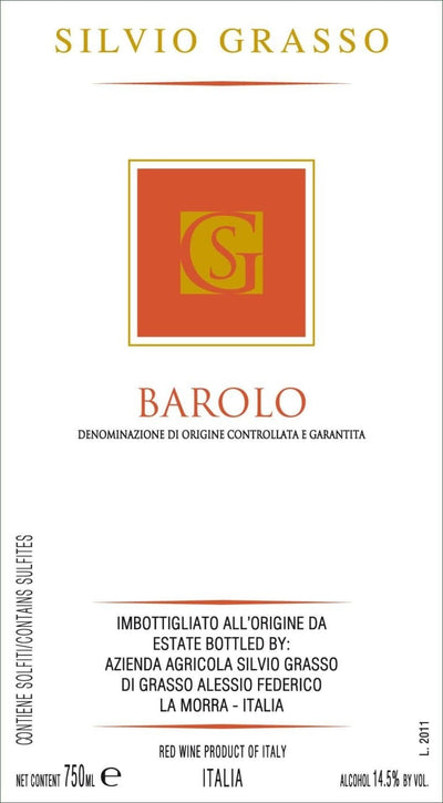 Silvio Grasso Barolo 2016 - 750ml
